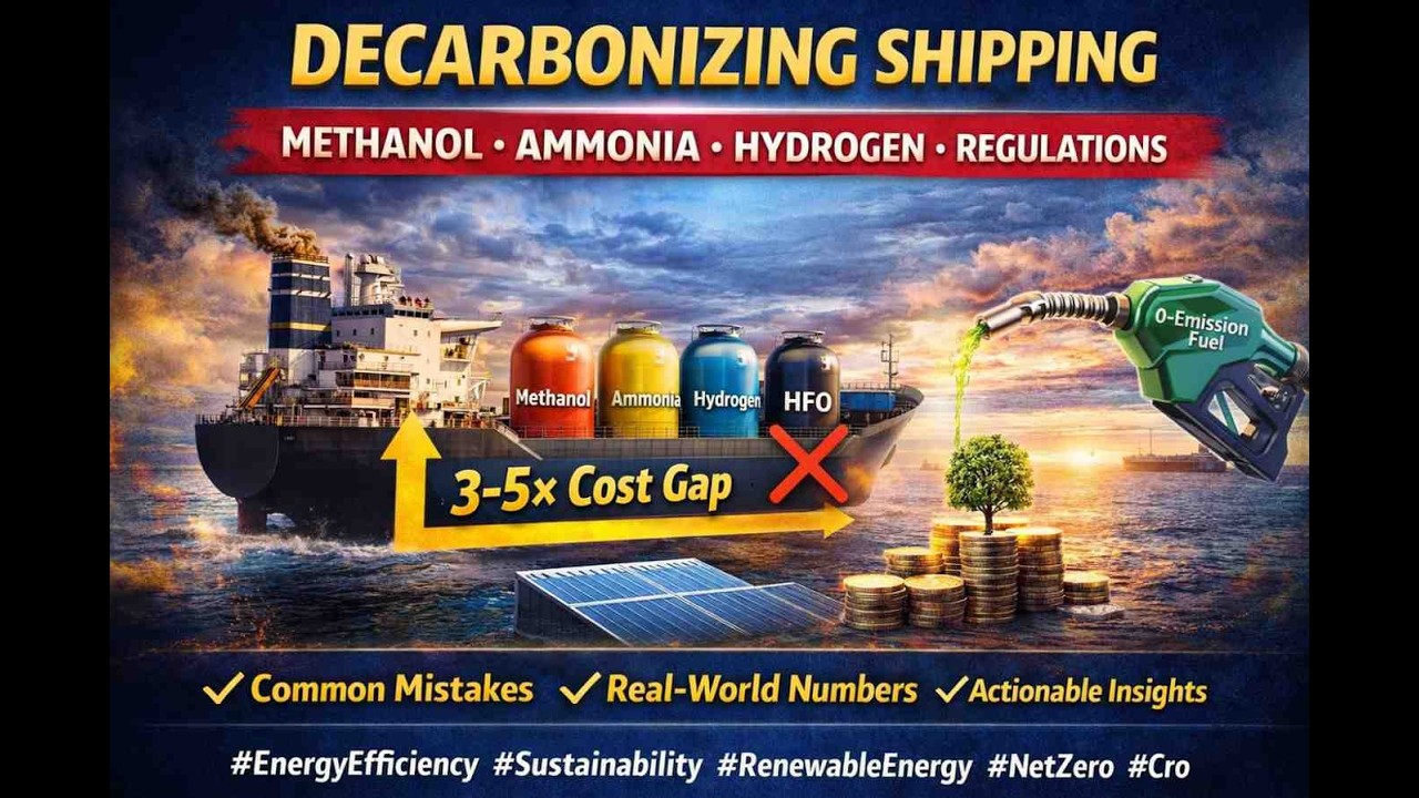 Shipping decarbonization: the fuels, regulations and timelines reshaping maritime