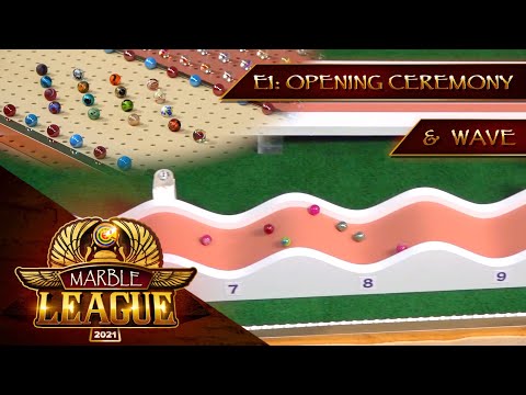 Marble Race: ML2021 - OPENING CEREMONY + E1 Wave