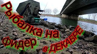 Ловля леща на фидер в декабре