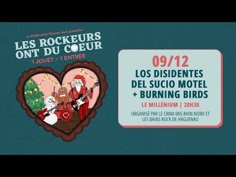 Rétrospective - LOS DISIDENTES DEL SUCIO MOTEL + BURNING BIRDS - Millénium - 9/12/2022