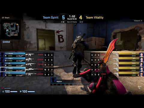 CSGO POV Spirit #DEGSTER vs. Vitality on Mirage - 34 kills