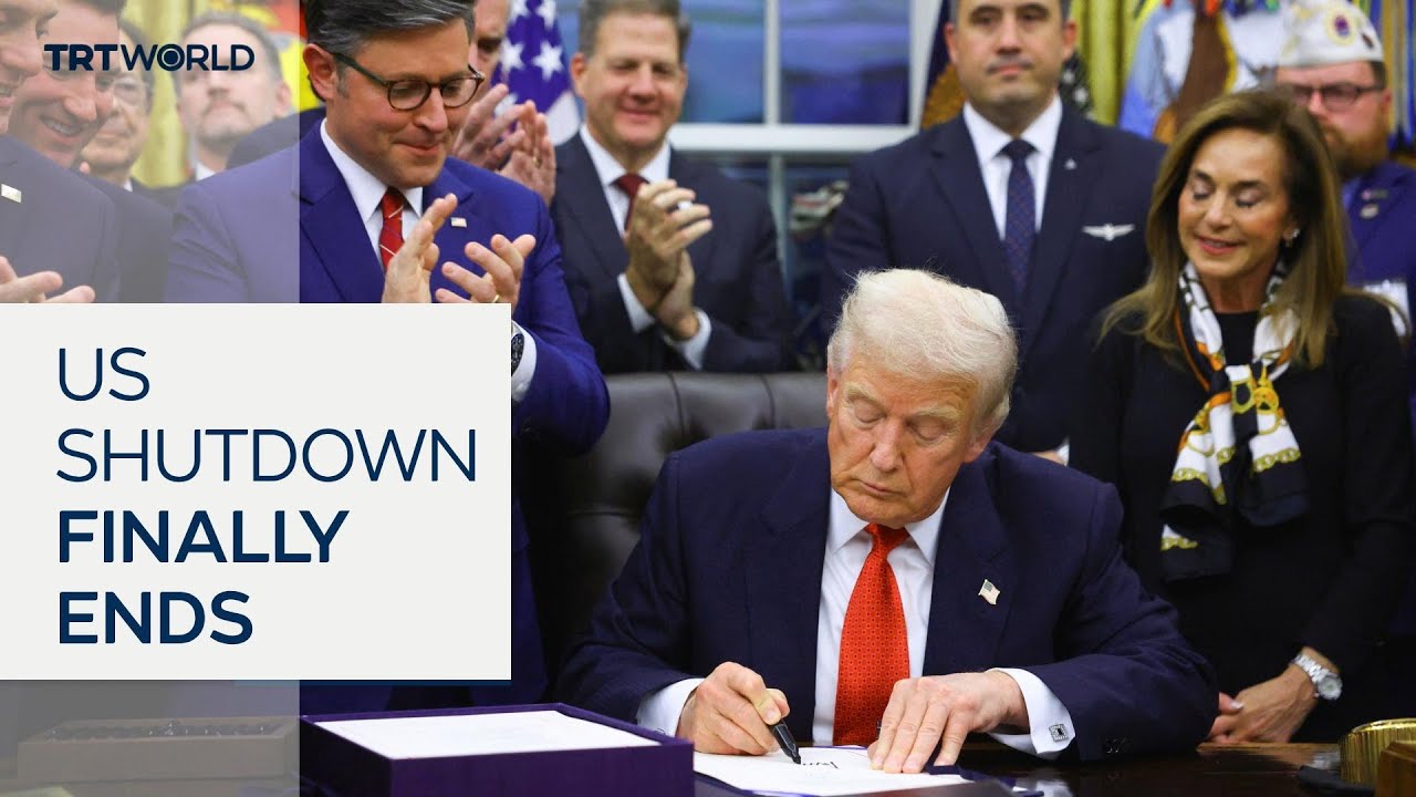 Trump signs bill to end longest govt shutdown in US history