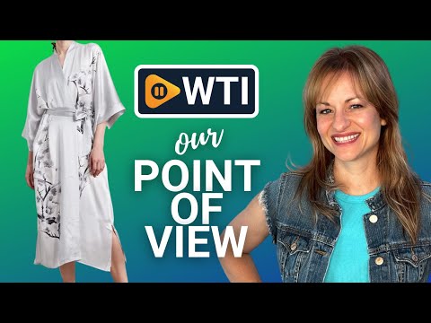 100% Mulberry Silk Long Robe Kimono Floral Print Bath Robe - WTI product video review