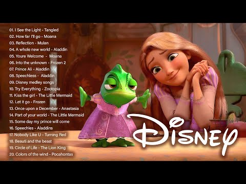 Disney Music Collection ⭐Disney Songs 2023 ✨ Relax Music 🌊 How far I'll go , I See the Light ....