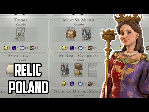 🔴LIVE - Relic Poland - Trying out a new build - Civ 6 Livestream