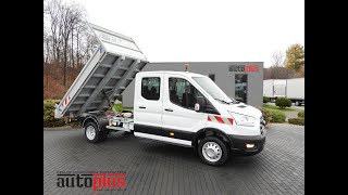Camion-benne < 3.5t Ford TRANSIT WYWROTKA PODWÓJNA KABINA DOKA 6 MIEJSC TEMPOMAT LEDY BLI | Image 4 - Autoline