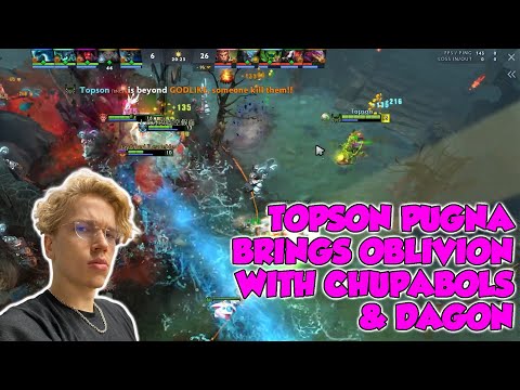 Topson Pugna brings Oblivion with Dagon and Chupabols