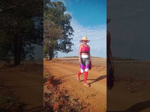 Caminhada sertaneja Comunidade Santa Rita município Vianópolis Goiás Brasil