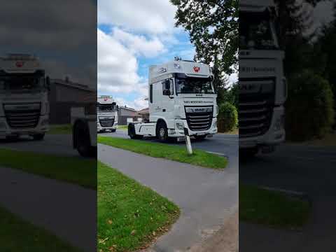 Theo wird 60 - Lkw Convoy in Scharrel 18.September 2021
