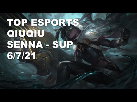 Top Esports QiuQiu Sup Senna vs Thresh - KR Grandmaster Patch 10.8