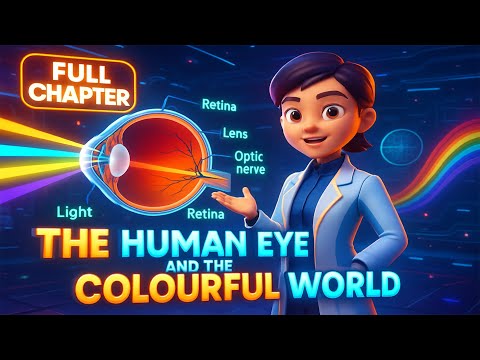 👁️ The Human Eye and the Colourful World | Full Chapter | Class 10 Science 3D Animation