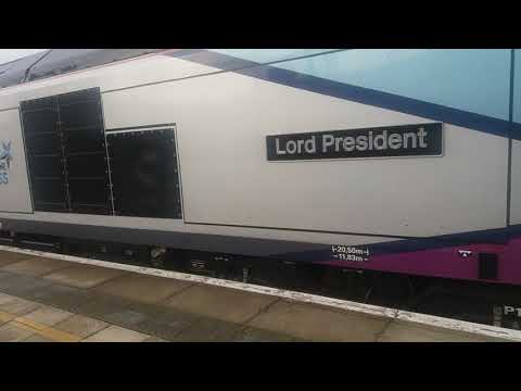 Tpe class 68 68028 lord presside paired with a nova set in york engine ideling