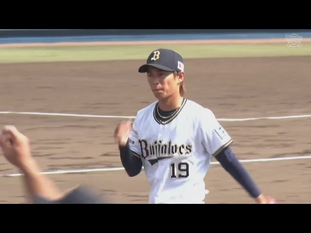 【ファーム】バファローズ・山岡泰輔 実戦復帰後初登板は無失点に抑える好投!!  2024年8月17日 オリックス・バファローズ 対 くふうハヤテベンチャーズ静岡
