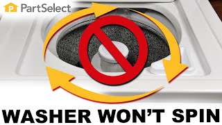 Washer Troubleshooting: Washer Won't Spin - How to Fix Your Washer