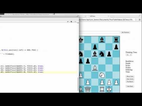 Programming A Chess Engine In Pure Javascript Part 60 - Bulding the (simple) GUI - Move Piece