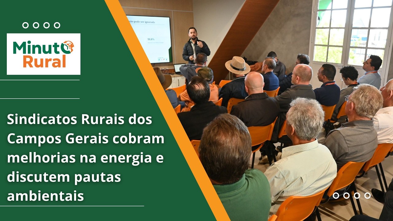 Sindicatos Rurais dos Campos Gerais cobram melhorias na energia e discutem pautas ambientais