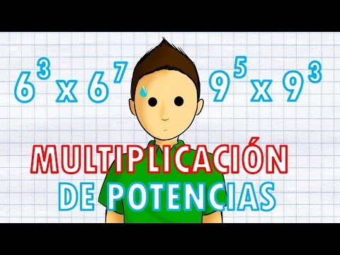 MULTIPLICACIÓN DE POTENCIAS CON LA MISMA BASE Super facil