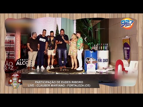 Eudes Ribeiro, Pedro Jr, Arantes, Suzy e Cesinha participam da Live de Clauber Maryano em Fortaleza