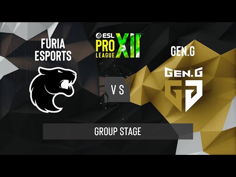 CS:GO - Gen.G vs FURIA [Nuke] Map 1 - ESL Pro League Season 12 - Group Stage - NA