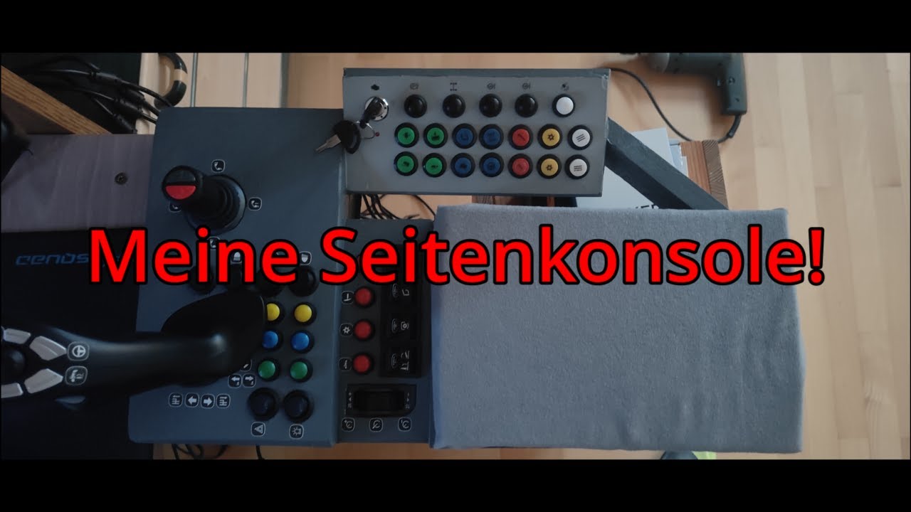 Meine selbstgebaute Seitenkonsole für den LS!