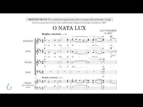Lucy Walker - O nata lux (Official Score Video)
