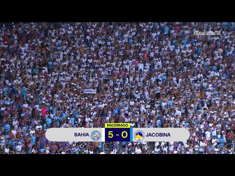 Bahia  goleia o Jacobina por 5 a 0 em sua estreia do time principal