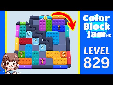 Color Block Jam Level 829 Solution Walkthrough