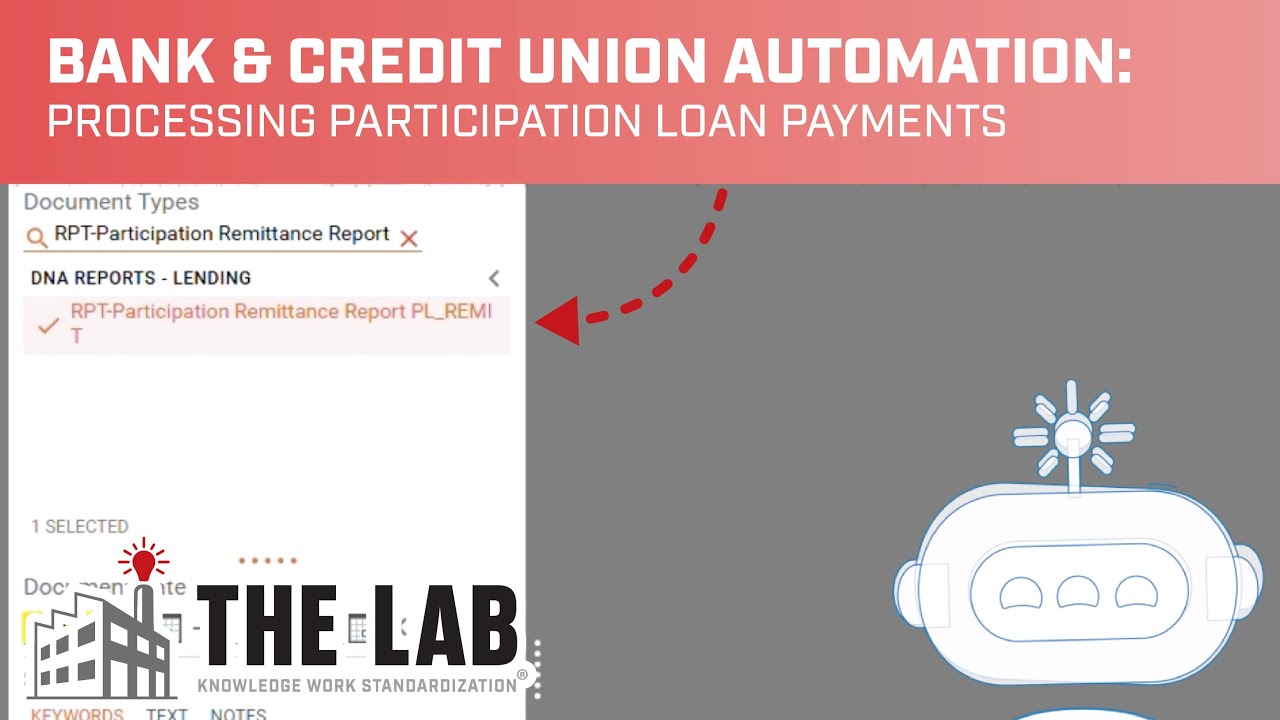 Processing Bank & Credit Union Participation Loan Payments Using Agentic AI and Intelligent RPA
