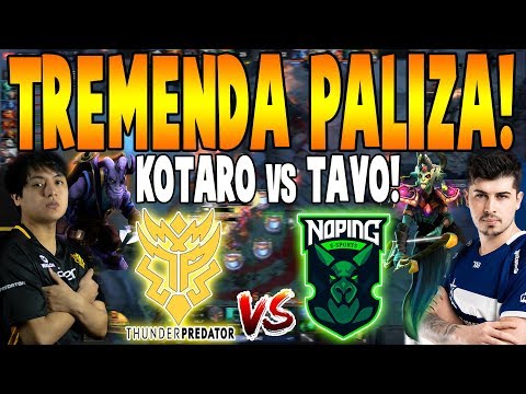 THUNDER vs NO PING [BO3] - Tremenda Paliza "Kotaro vs Tavo" - No Major No Problem DOTA 2