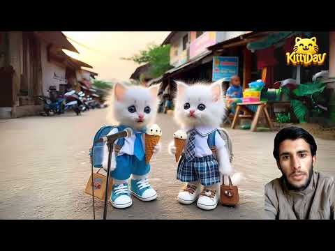 ANIMATED CATS SINGING RAHMATUN POEMS LIL'ALAMEEN Cats GEMOY COLORFUL CATS