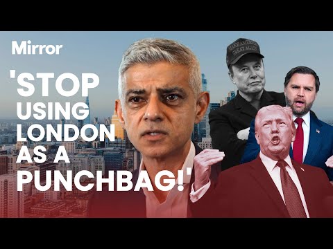 ‘It’s DYSTOPIAN!’ | Sadiq Khan BLASTS U.S. SCAREMONGERING as London crime rates hit RECORD LOW
