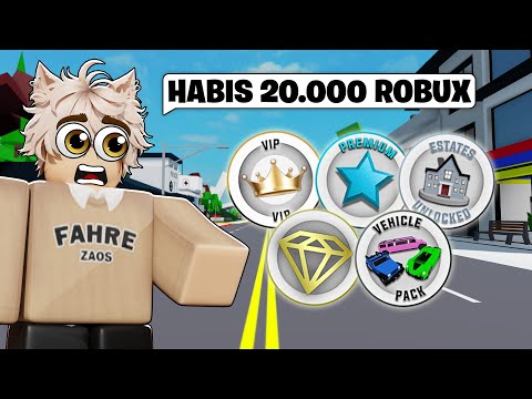 AKU ISENG BELI SEMUA GAMEPASS DI BROOKHAVEN ROBLOX! NYESEL!