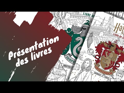 Harry Potter - Gryffondor - Serpentard - livres de coloriage officiels- Hachette Heroes