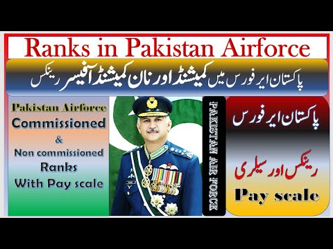 Pakistan Air Force Rank Structures And Pay Scales 2024 – YUND