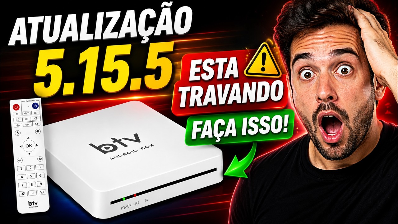 🔥 BTV TRAVADO - BTV TELA PRETA - RESOLVA ASSIM