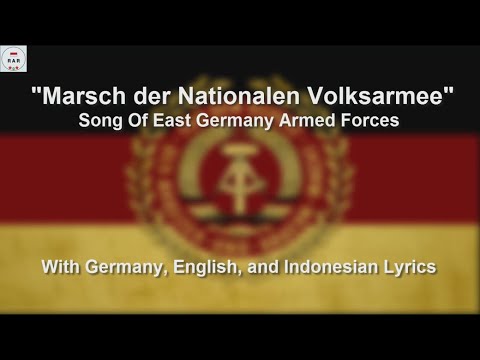 Marsch der Nationalen Volksarmee - With Lyrics