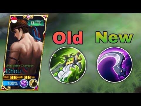 Top Global 1 Chou Best Build For One Shot Damage | Chou best build for mythic rank #mlbb #solorank