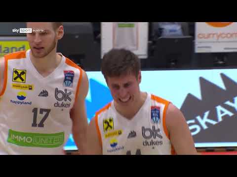 BSL, 6. Platzierungsrunde: Klosterneuburg Dukes - Flyers Wels 86:88