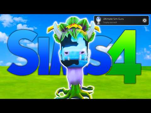 I Played SIMS 4 Until I Unlocked The Platinum Trophy (It was painfully long)