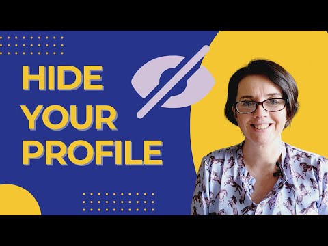 How to hide your LinkedIn public profile - YouTube