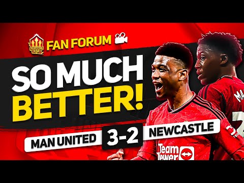 INCREDIBLE Amad! Højlund Silences the Critics! Man United 3 - 2 Newcastle | Live Fans Forum