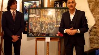 Presentazione dell'opera "Invisibilia" di Giovanni Bevilacqua alla Galleria Berga