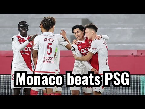 Takumi Minamino shocks Paris Saint Germain! Ligue 1 surprise 😳⚽ #Monaco #PSG
