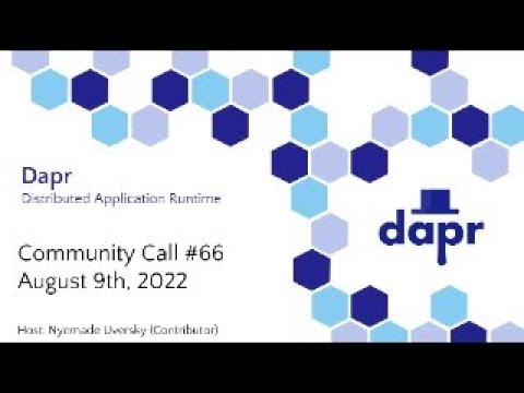 Dapr Community Call 66