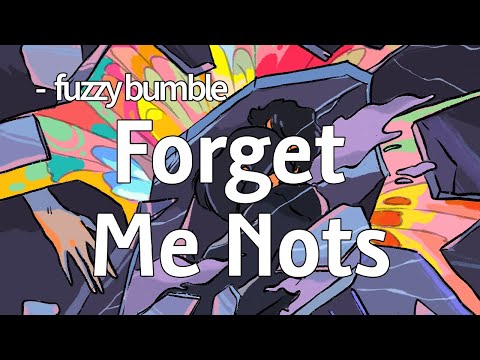 Fuzzy Bumble - Forget-Me-Nots