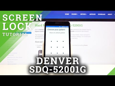 DENVER SDQ-52001G - How to Change Lock Screen Method & Manage Security Settings