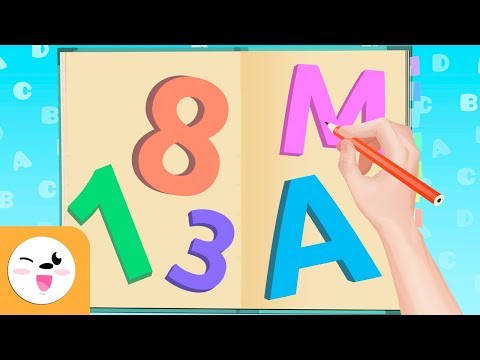 Aprende a escribir - Números y letras para niños