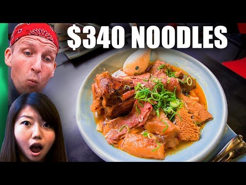 $3 Noodles VS $340 Noodles! (WORLD RECORD Breaking Bowl of Noodles!)