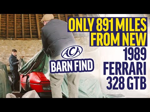 ONLY 891 miles from NEW - 1989 Ferrari 328 GTB BarnFind