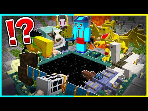 空を飛ぶAIモンスターたちが仲間になってくれる世界でマインクラフト【まいくら / マインクラフト】